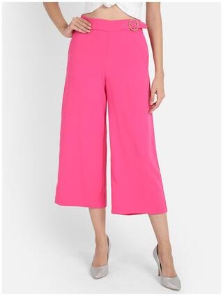 Cover Story Women Pink Regular fit Regular trousers