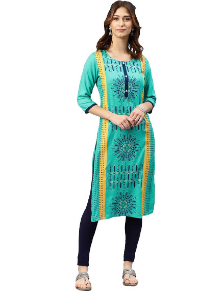 ALENA Rayon Women Casual Kurta