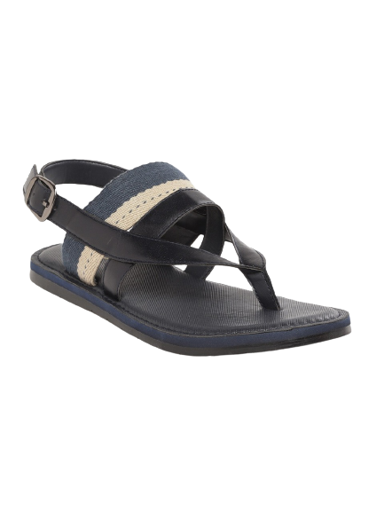 Mast & Harbour Men Striped Comfort Sandals