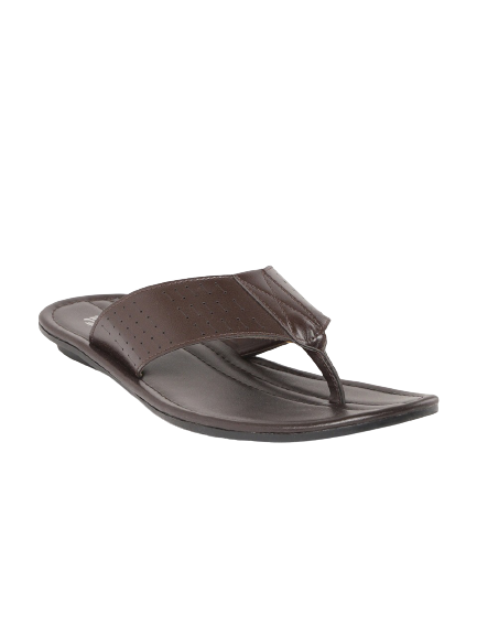 Roadster Men Coffee Brown Perforated Comfort Sandals