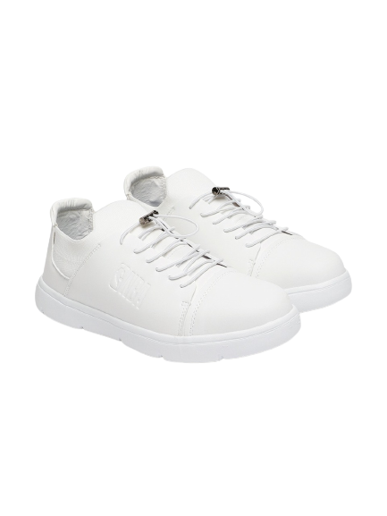 NBA Men White Solid Sneakers