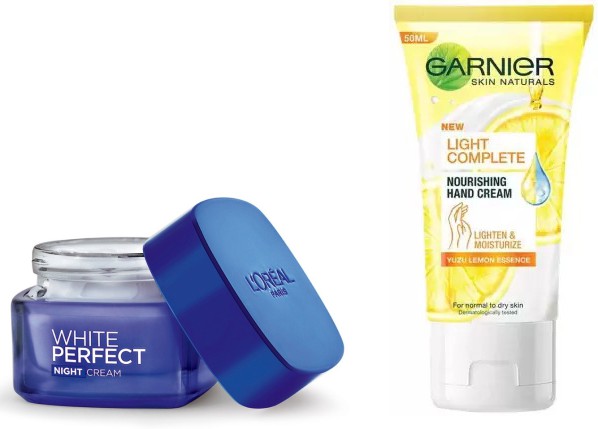 Loreal Paris Night Cream 50ml with Garnier Light Complete Hand Cream 50ml (Combo Pack)