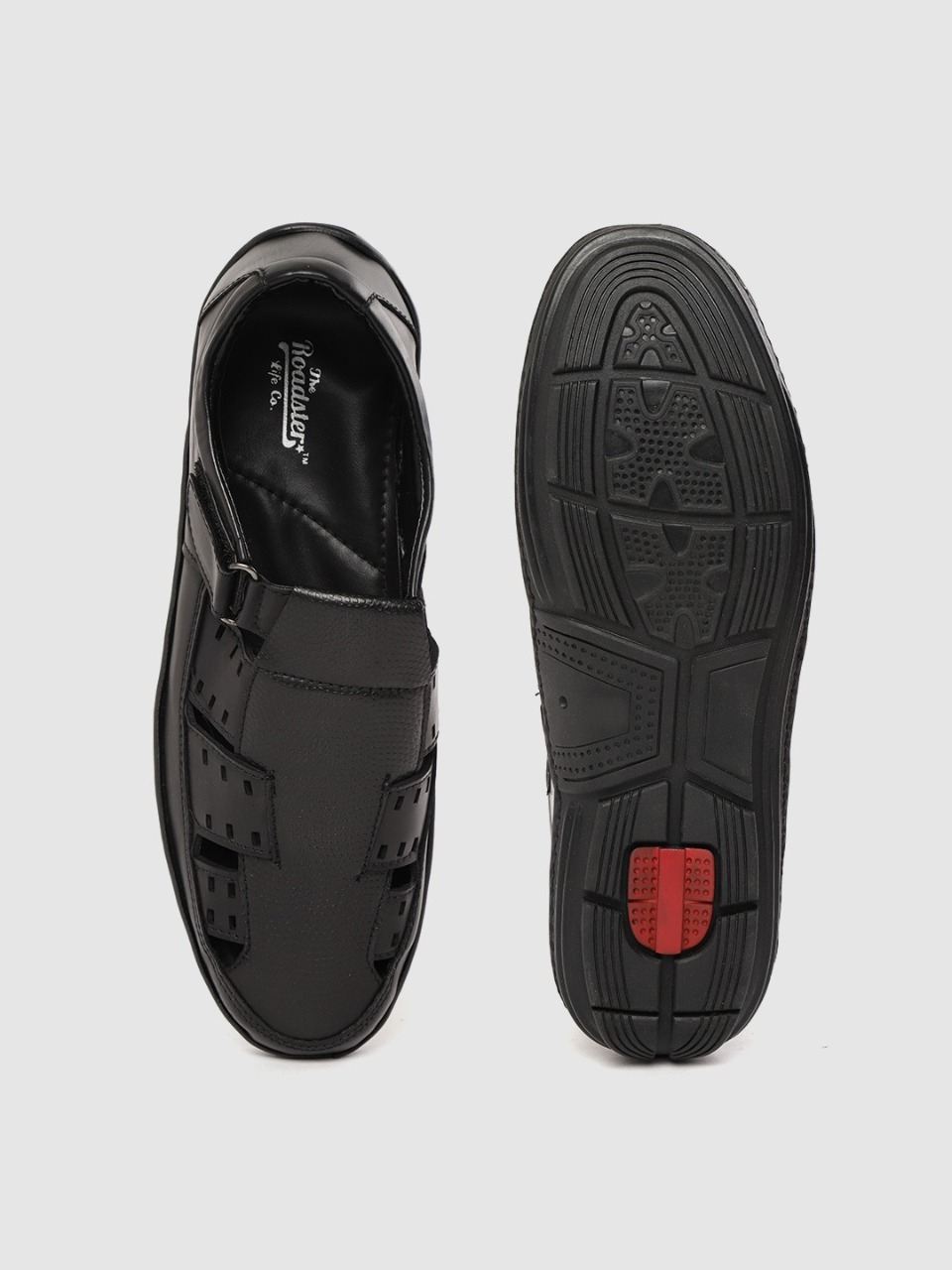 Buy Roadster Roadster Men Black Sports Sandals at Redfynd