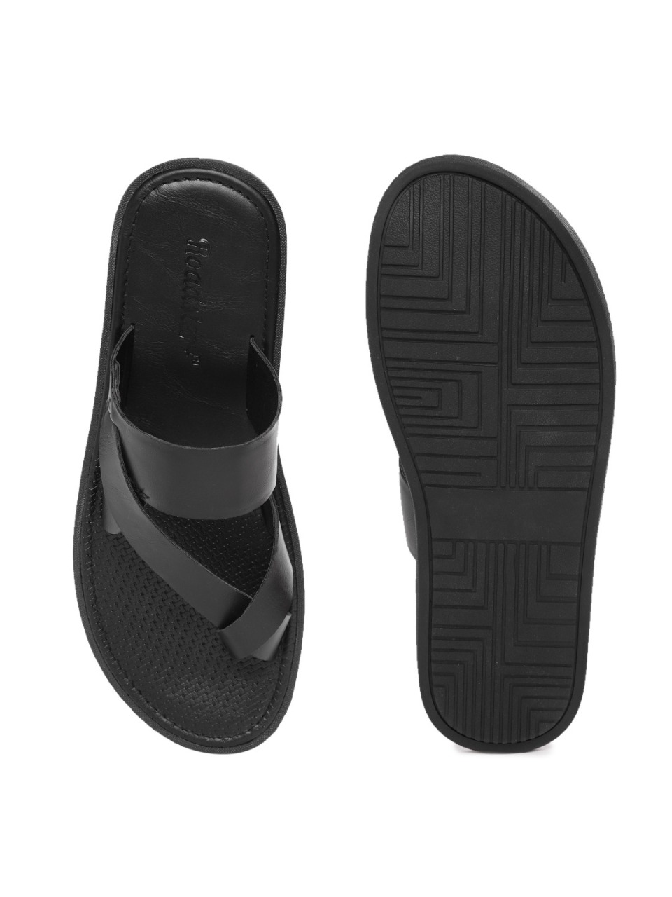 Buy Roadster Men Black Comfort Sandals - Sandals for Men 2434096 | Myntra