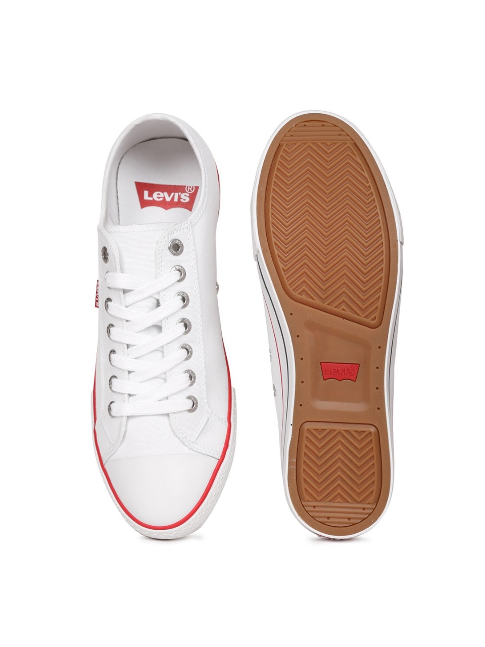 Levis Men White Sneakers