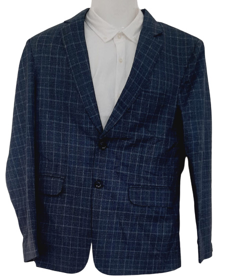 Jack Williams Self Design Checked Blazer