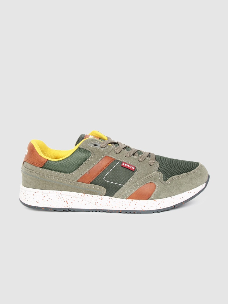 Levis Men Green Colourblocked Sneakers