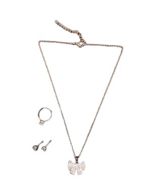 Jack Williams Rose Gold-plated Jewel Set