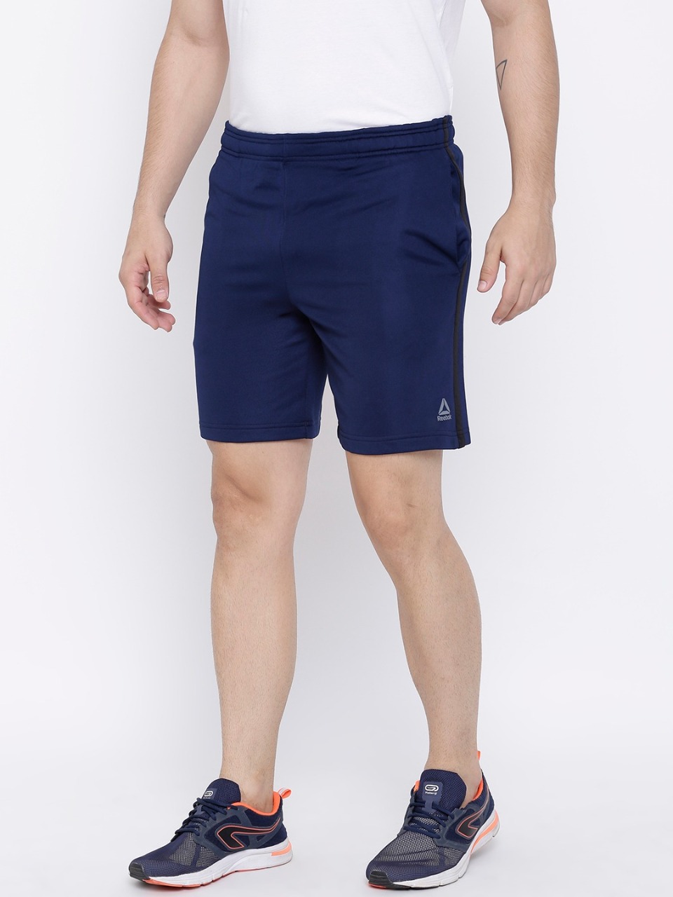 Reebok Men  Solid Terry Sports Shorts