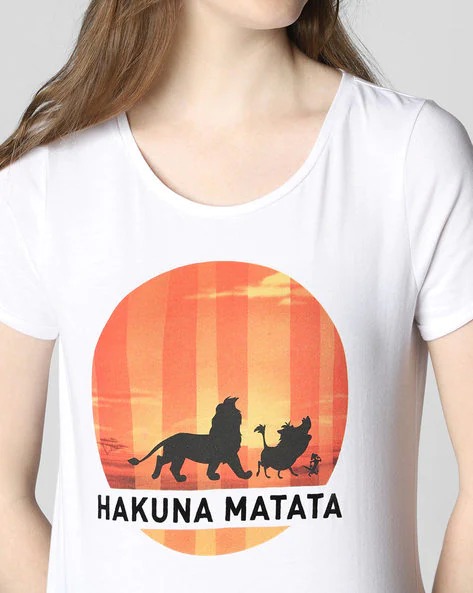 VERO MODA Hakuna Matata Print T-shirt