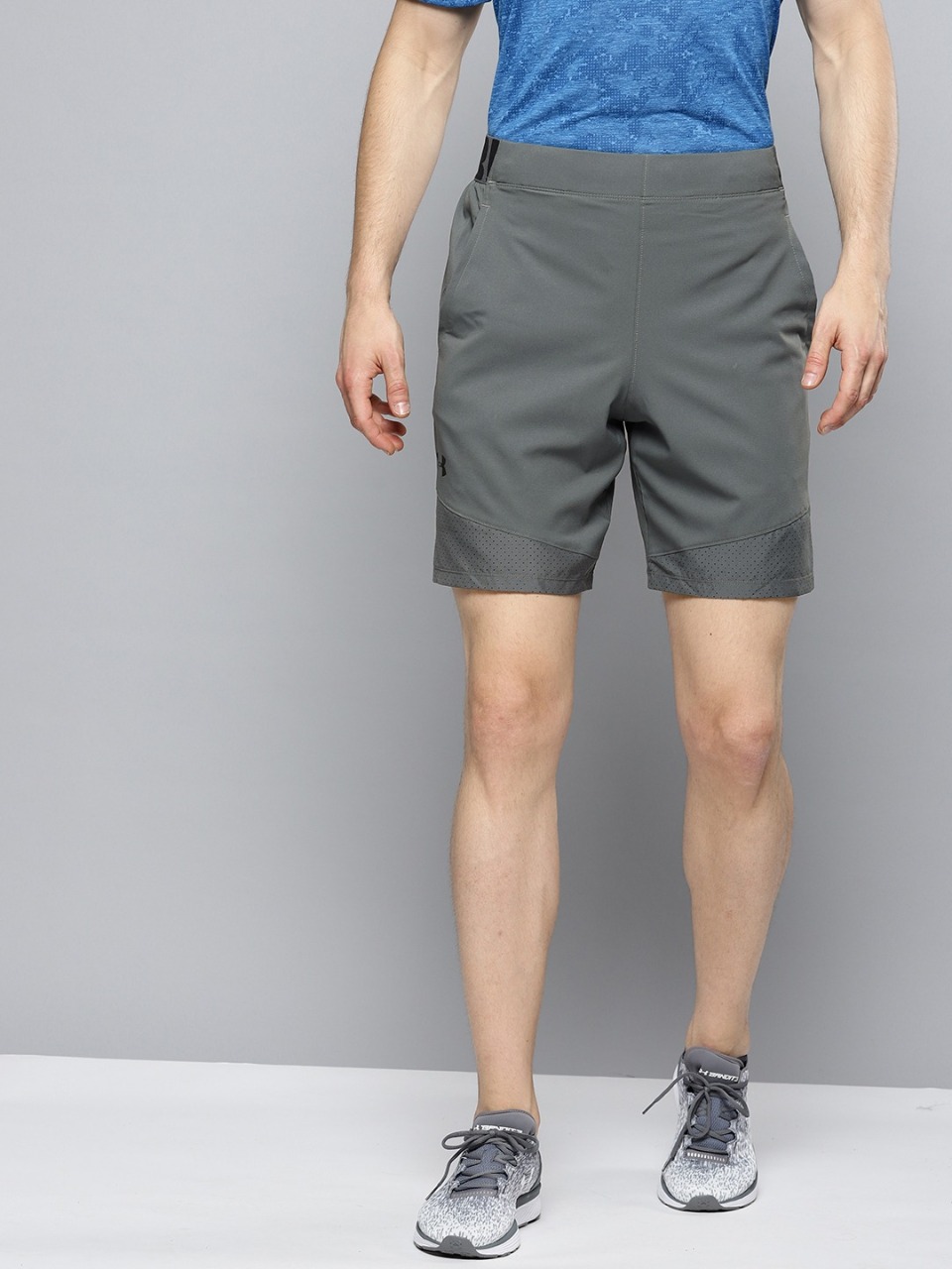 UNDER ARMOUR Men Solid Woven Graphic Sports Shorts