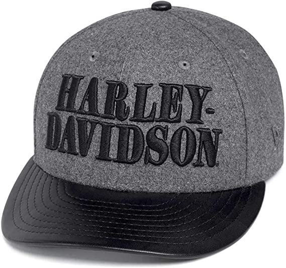 Harley-Davidson Men's Wool-Blend Adjustable Baseball Cap