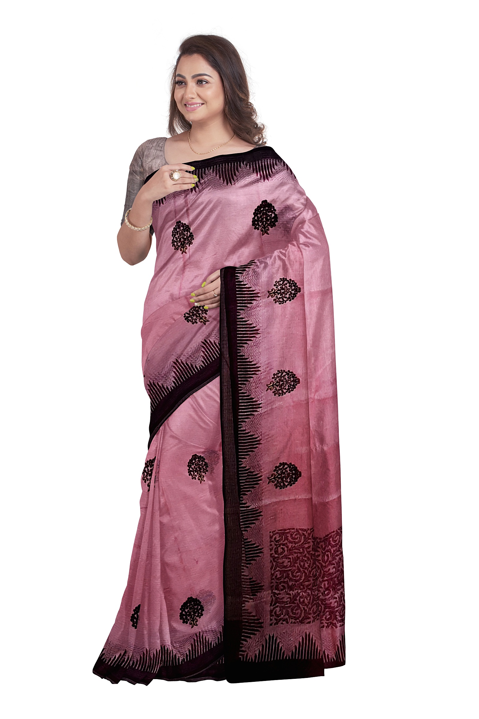 Jack Williams Embroidered Printed Saree