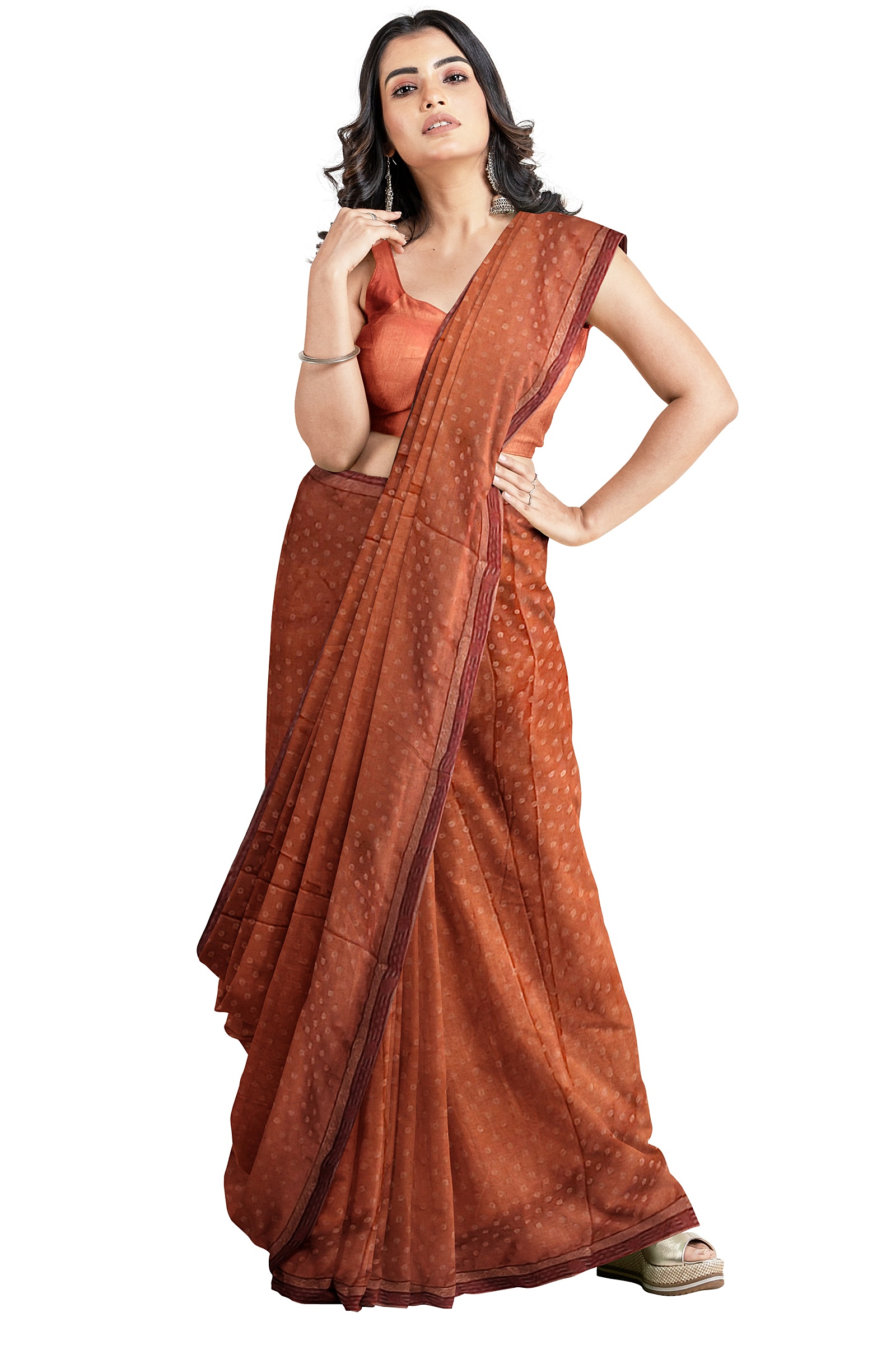 Jack Williams Printed Saree with Blouse