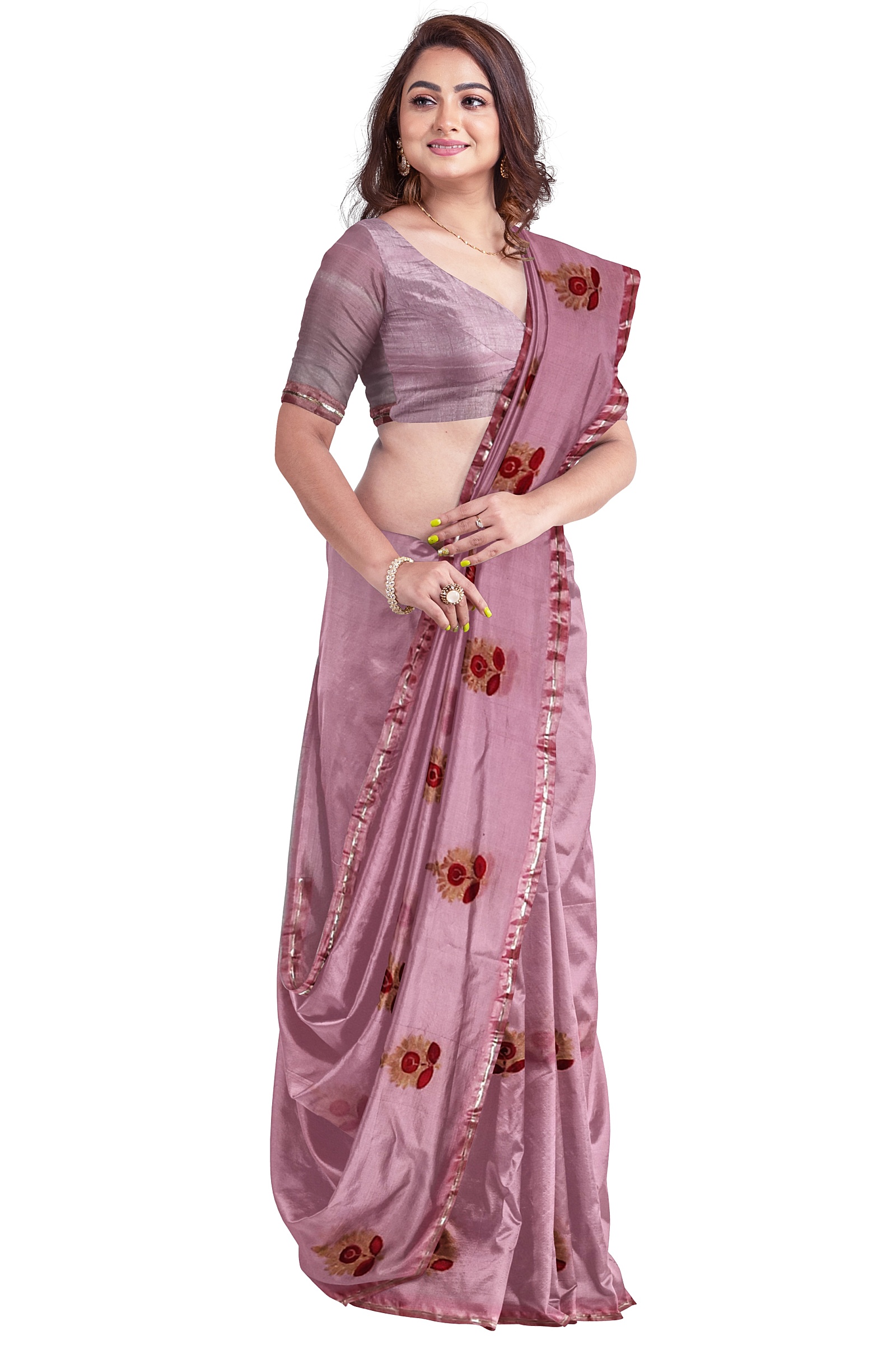 Jack Williams Embroidery Print Fancy Saree