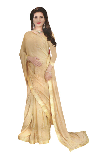 Jack Williams Butterfly Print Saree