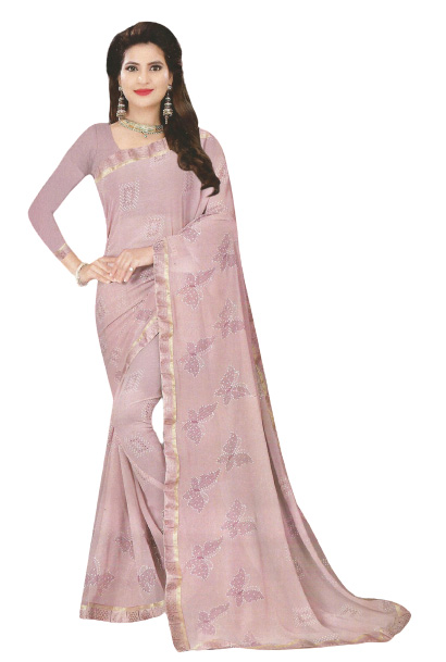 Jack Williams Butterfly Print Saree
