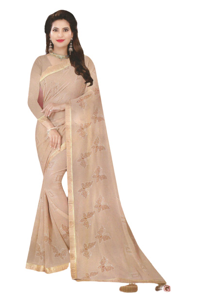Jack Williams Butterfly Print Saree