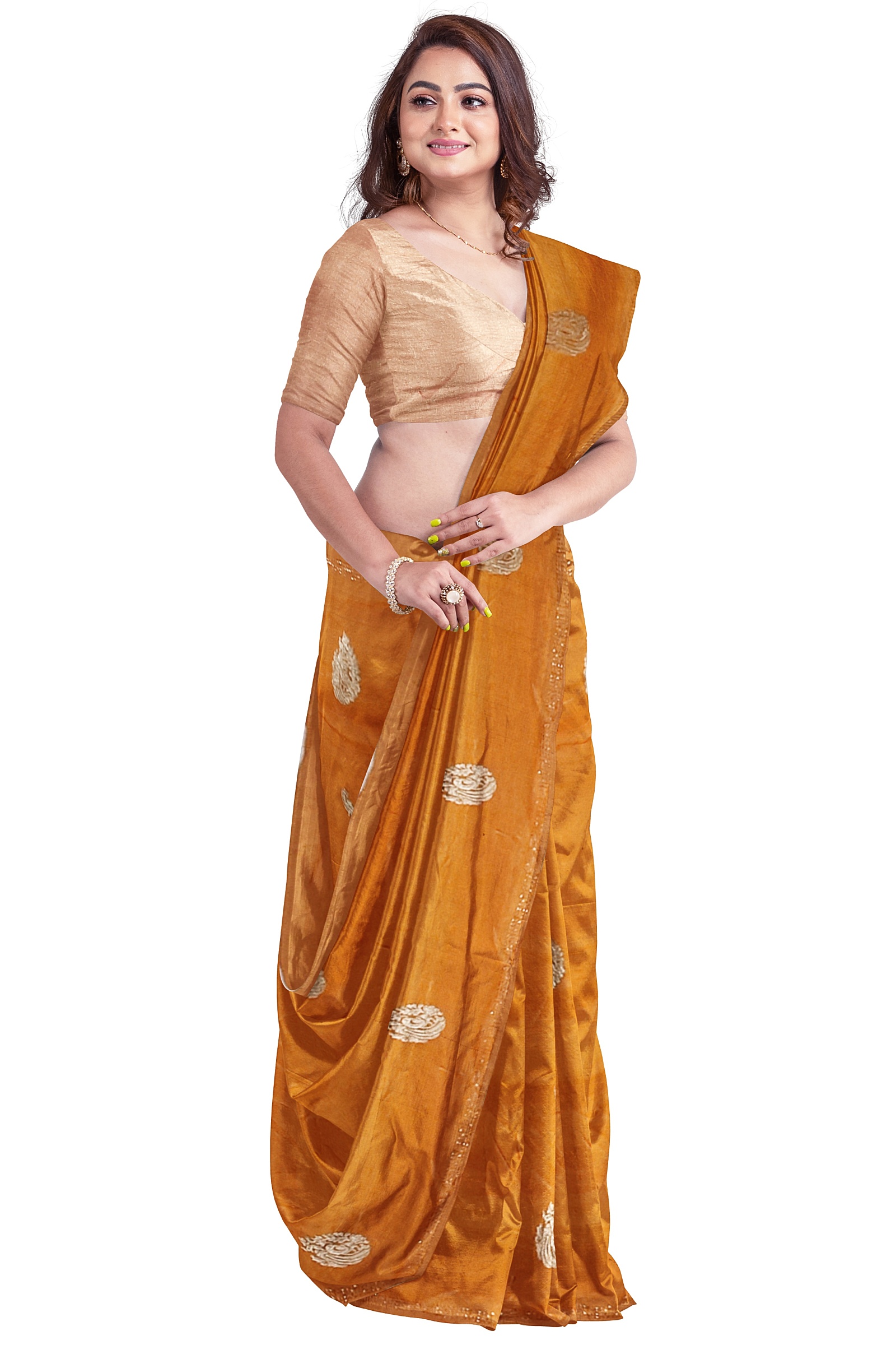 Jack Williams Leaf Print Saree