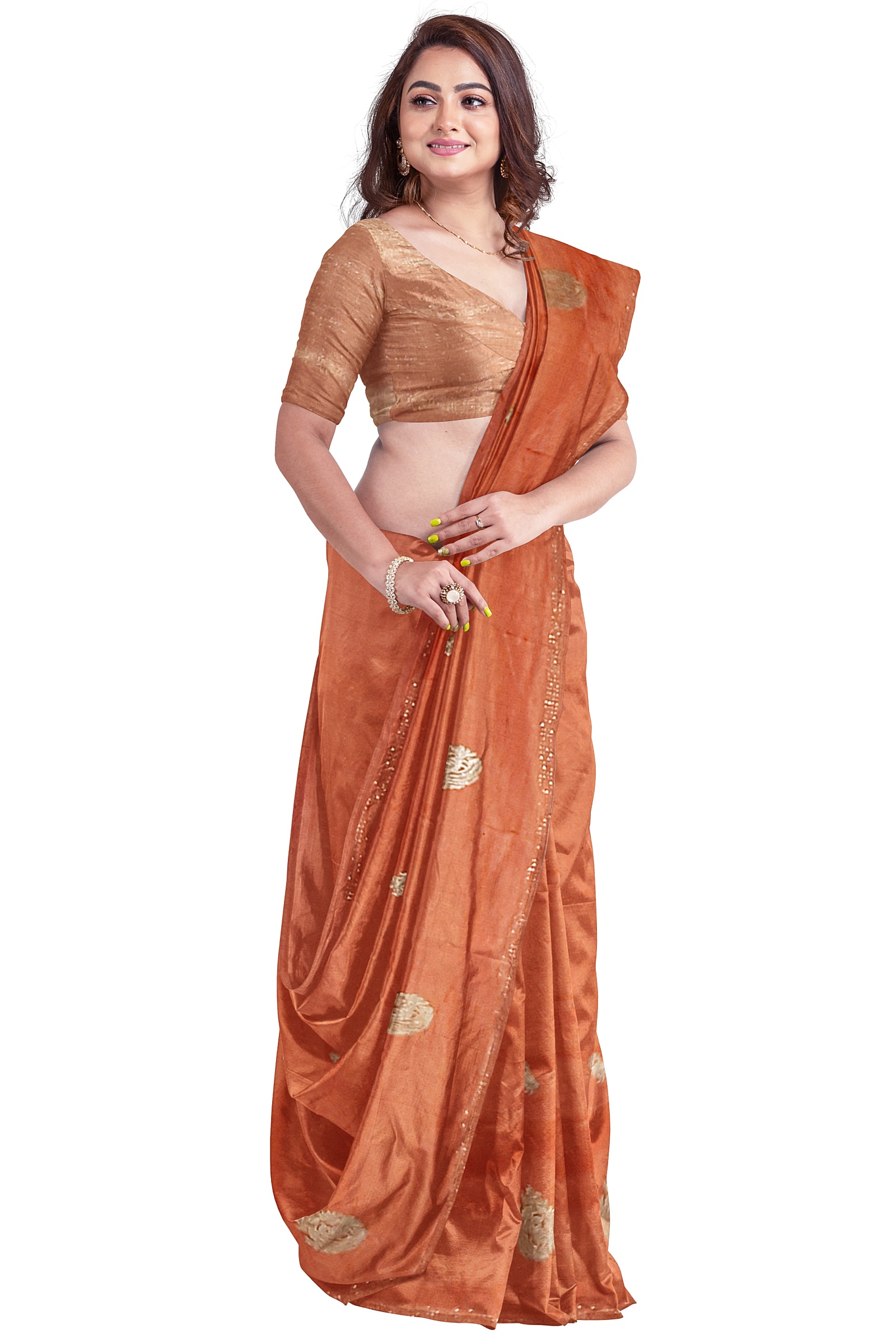 Jack Williams Leaf Print Saree