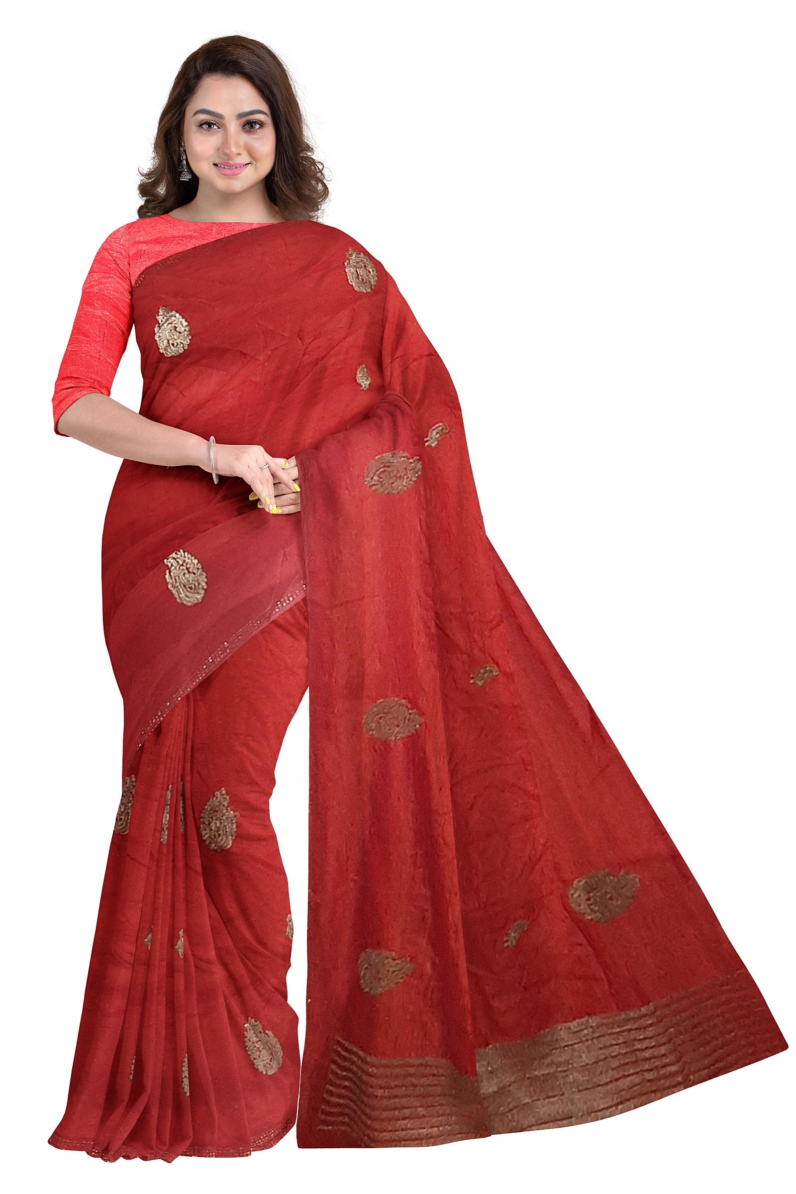 Jack Williams Leaf Print Saree