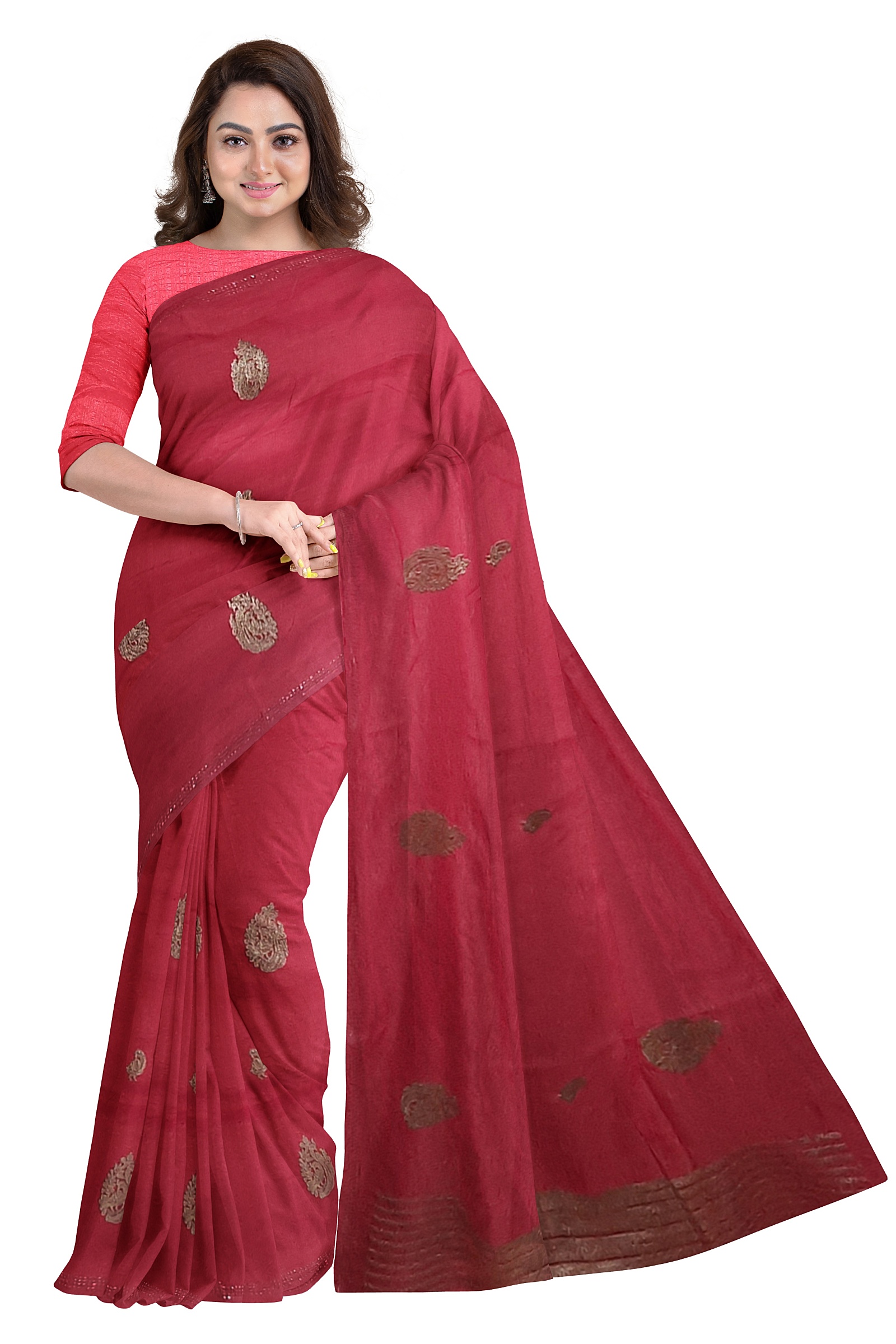 Jack Williams Leaf Print Saree