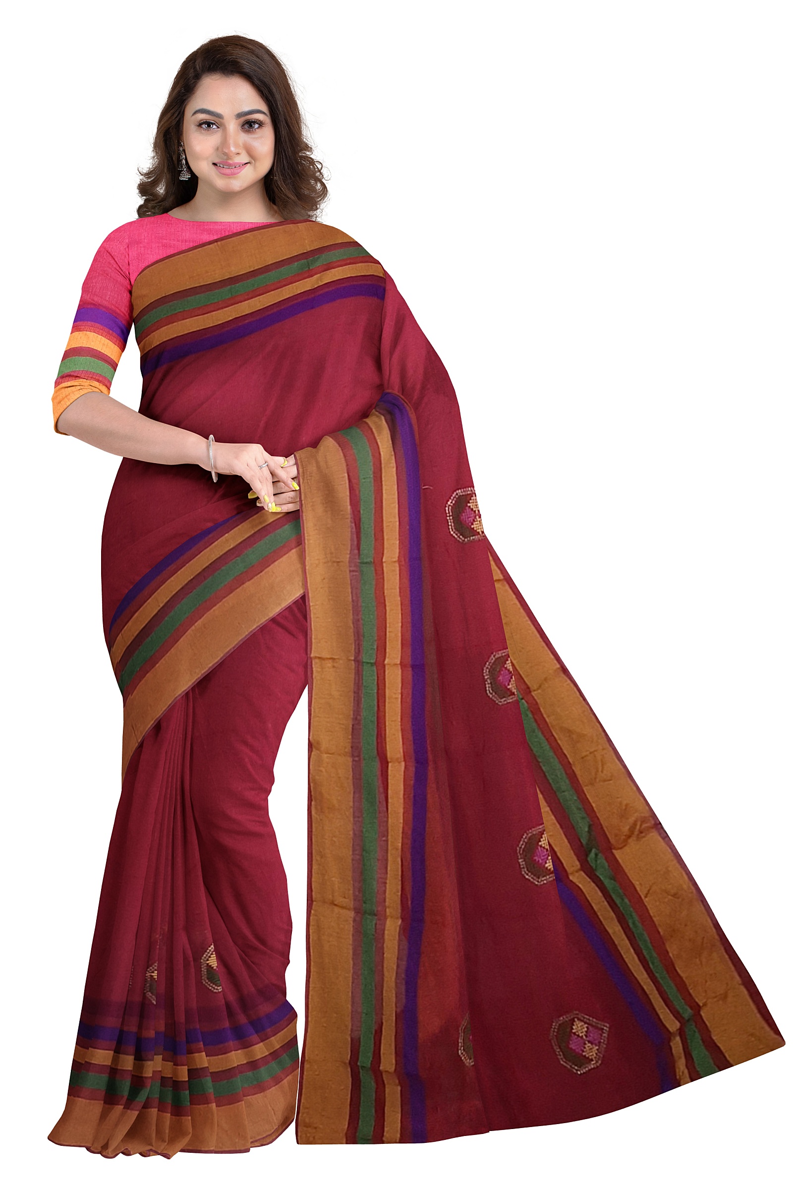 Jack Williams Multicolored Saree