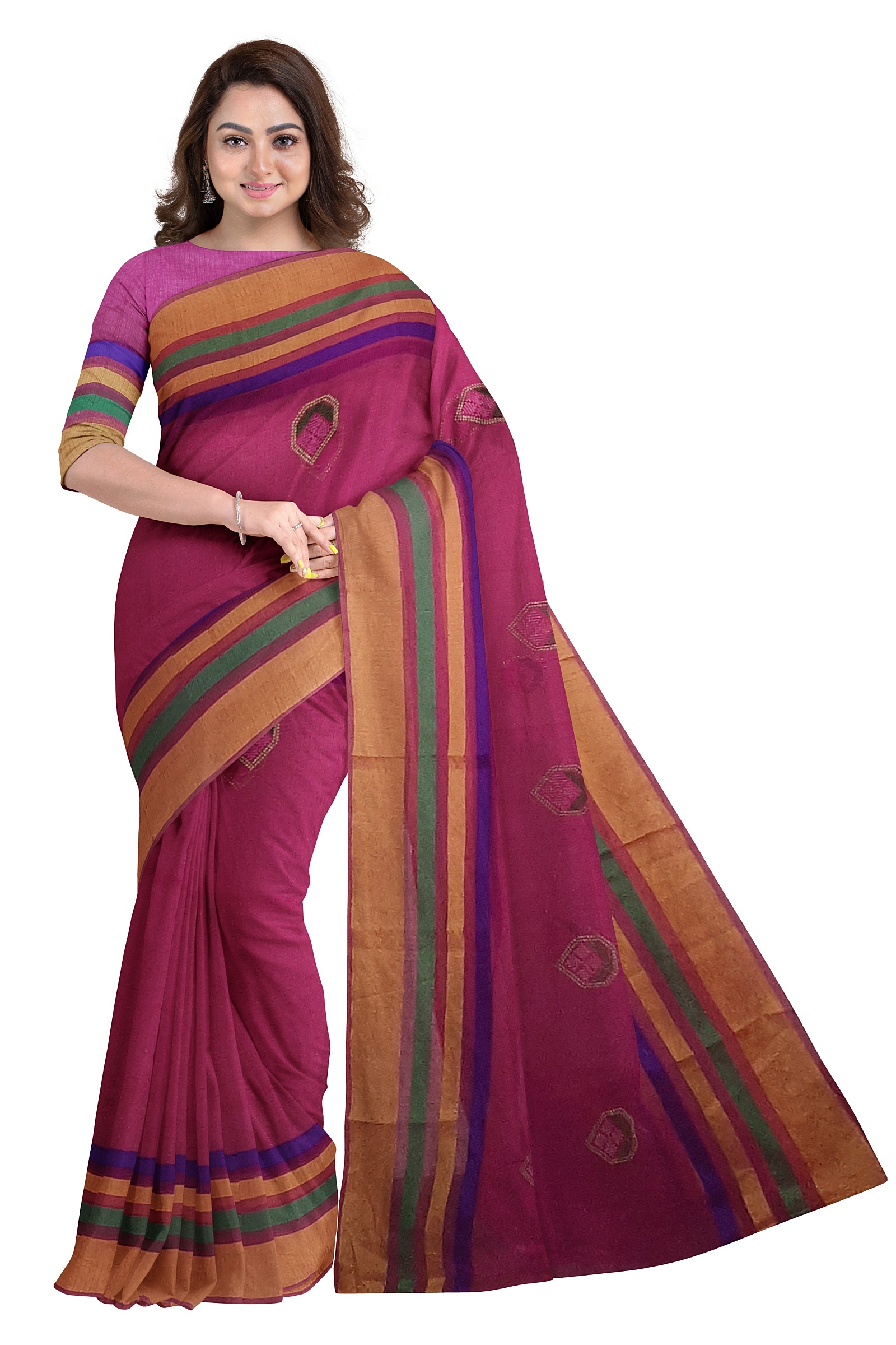 Jack Williams Multicolored Saree