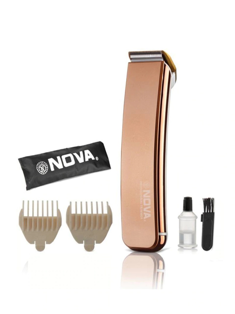 NOVA Men NHT 1044 Gold Titanium Coated Cordless Trimmer