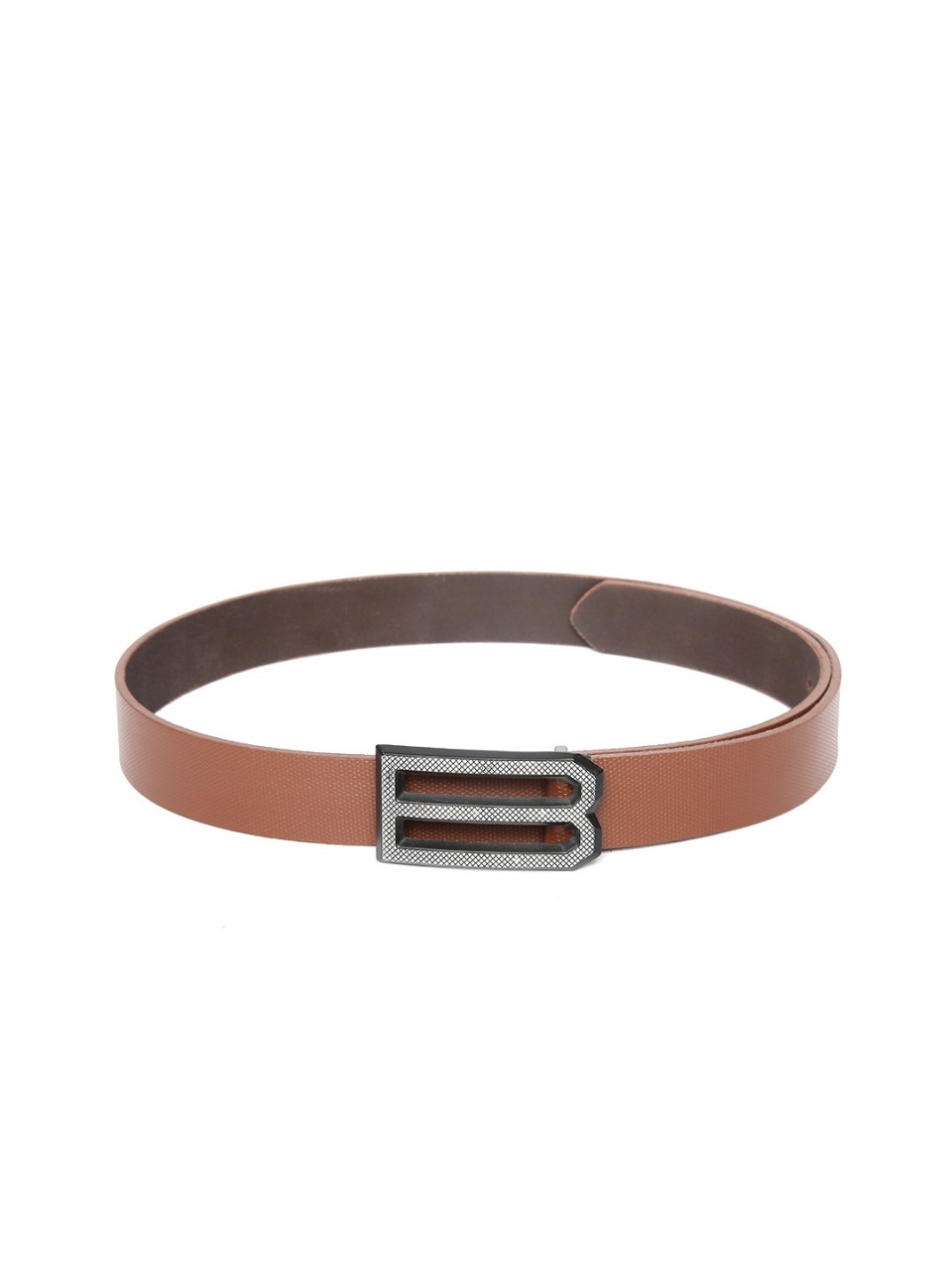 United Colors of Benetton Men Textured Leather Belt