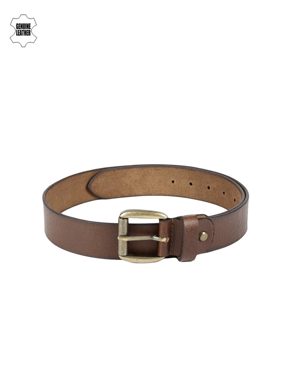 SPYKAR Men Brown Genuine Leather Belt