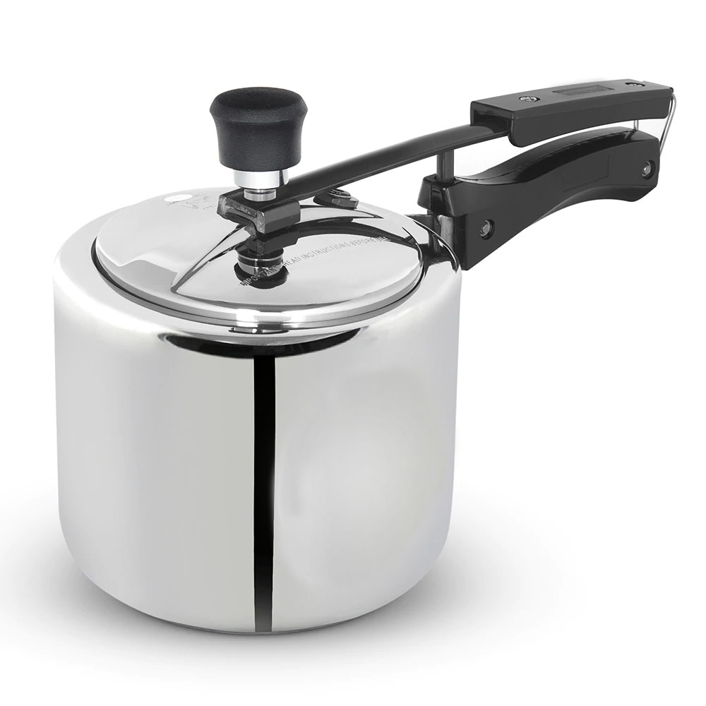 Nouvetta Classic Steel Pressure Cooker-3Ltr.