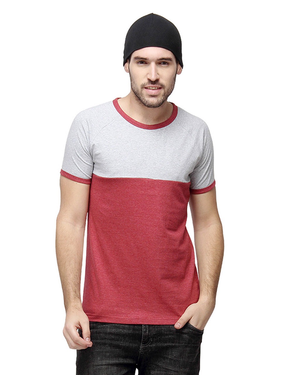 Campus Sutra Colorblock T-Shirt