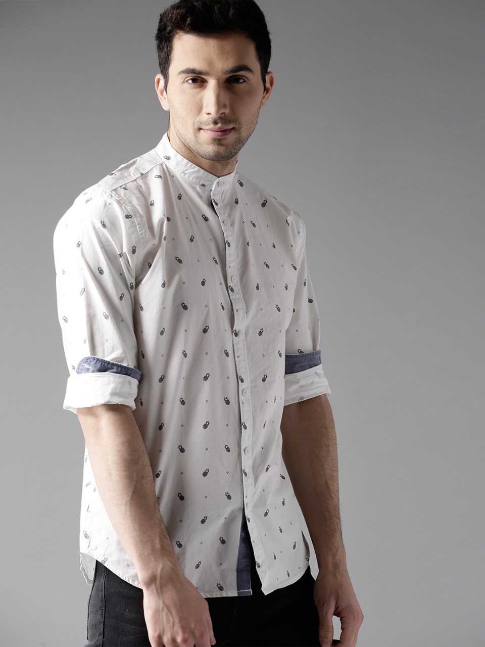 Moda Rapido Men Regular Fit Printed Casual Shirt