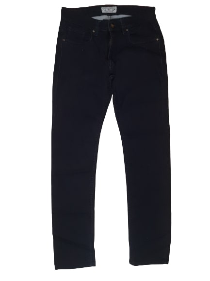 PEOPLE  Slim Men Black Jeans