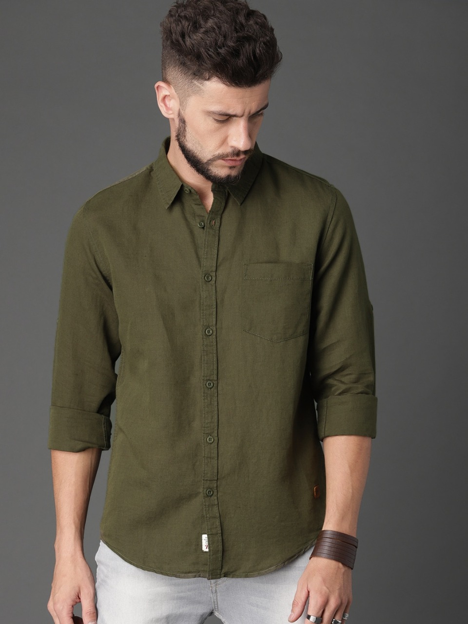 Roadster Men Casual Sustainable Shirt