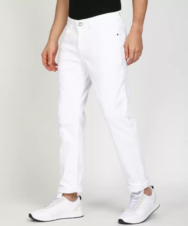 WROGN Slim Men White Jeans