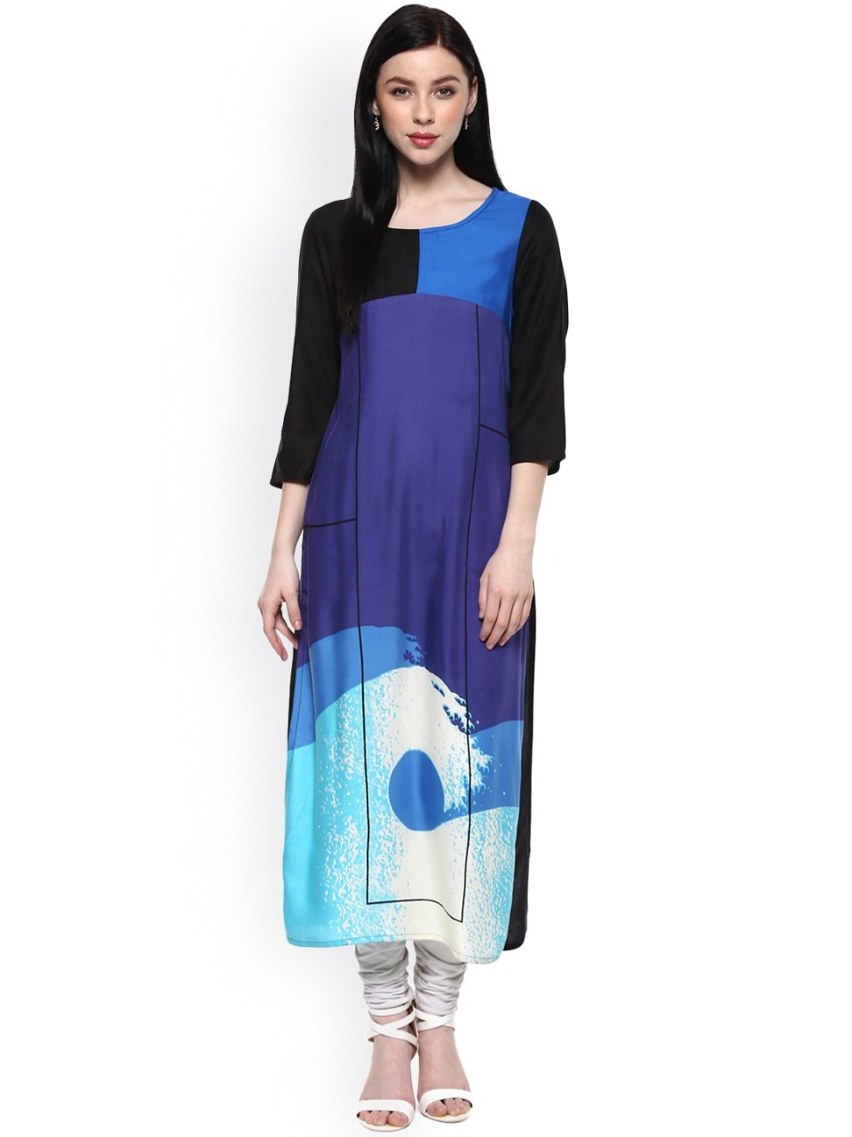 RANGMANCH BY PANTALOONS Women Printed Straight Kurta