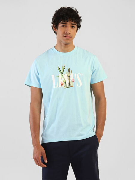 LEVI'S LIGHT BLUE GRAPHIC TEE