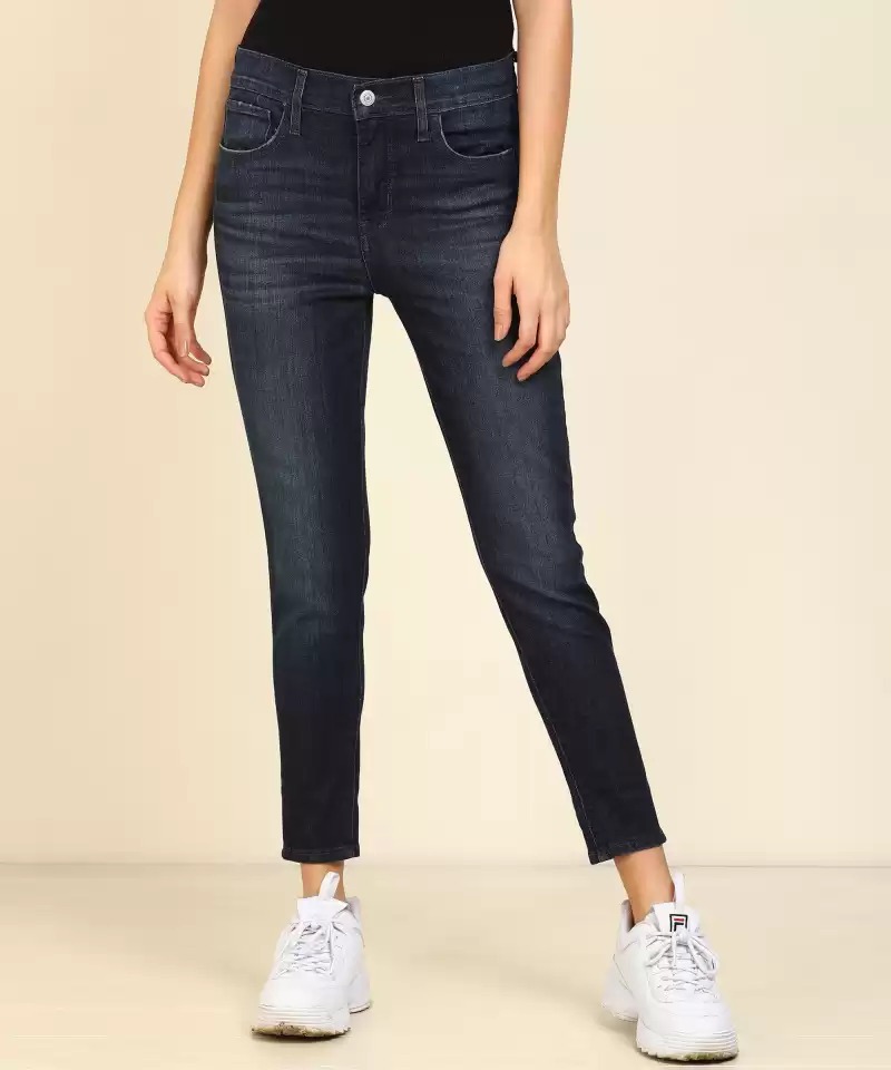 LEVI'S Super Skinny Women Dark Blue Jeans