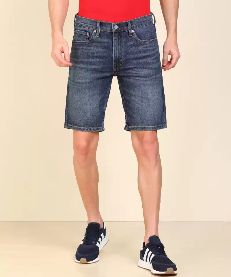 LEVI'S  Solid Men Reversible Denim Shorts