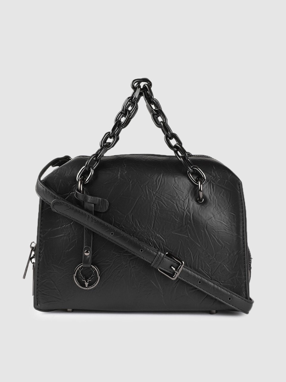 Allen Solly Black Bowling Handheld Bag