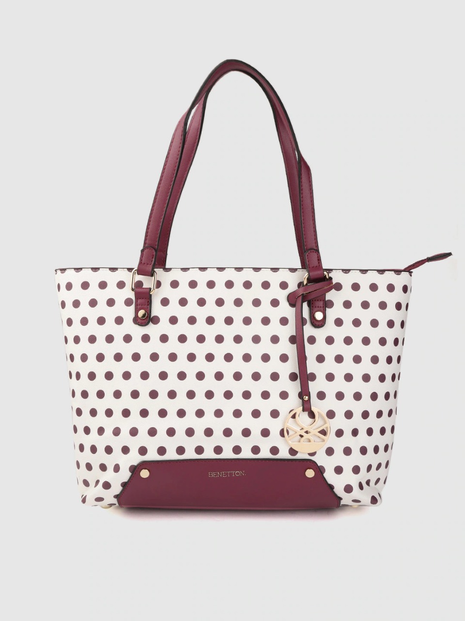 United Colors of Benetton Polka Dot Print Shoulder Bag