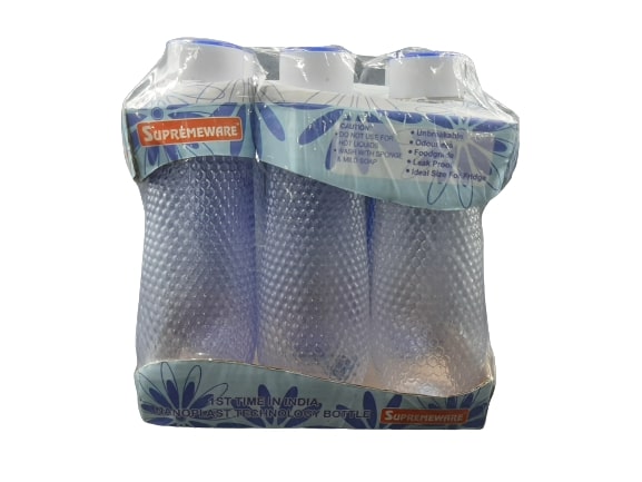 Supremeware Water Bottle 1000 ml-Pack of 6