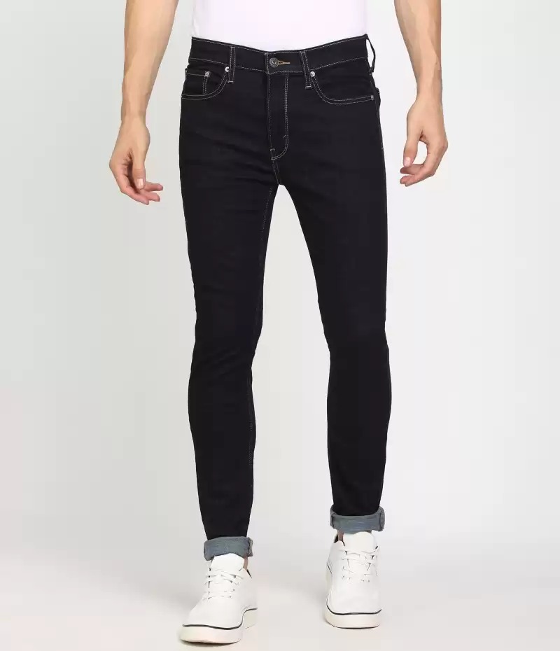 DENIZEN From Levi's Super Skinny Men Dark Blue Jeans