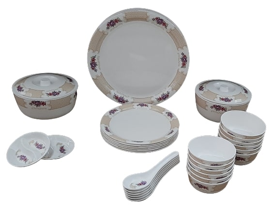 Servewell 100% Melamine 38 pcs Dinner Set