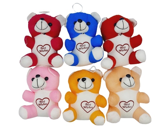 Jack Williams Soft Small Teddy Toy-Pack of 6