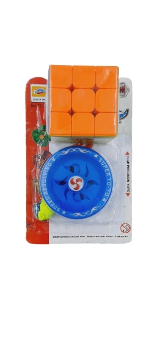 Jack Williams Yoyo and Rubik Cube Combo 2 pcs Set