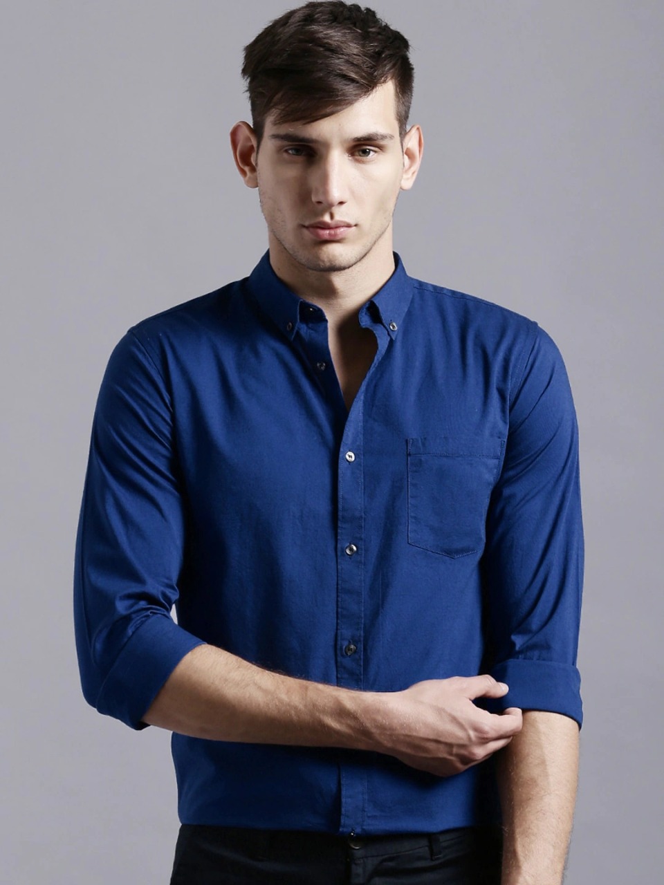 ether Men Anti-Microbial Oxford Sustainable Casual Shirt