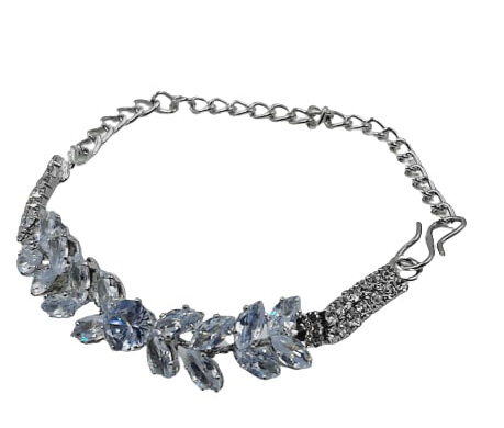 Jack Williams White Crystal Bracelet 